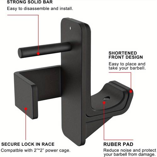 j hooks for power rack heavy duty steel hooks with rubber pads fits 2 x2 square tube with 1 2 hole set of 2
