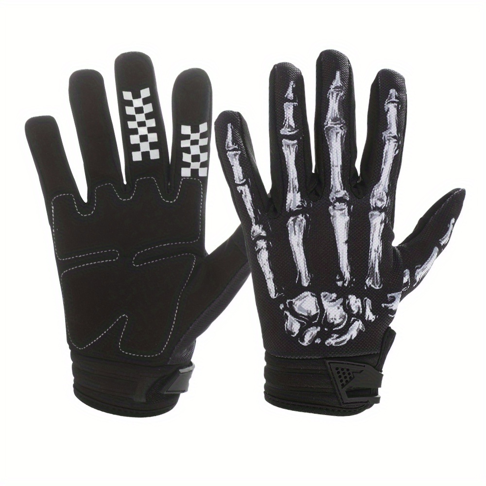 Halloween Screen Full Finger Gloves Sports Outdoor Bike Riding Gloves Christmas Gift