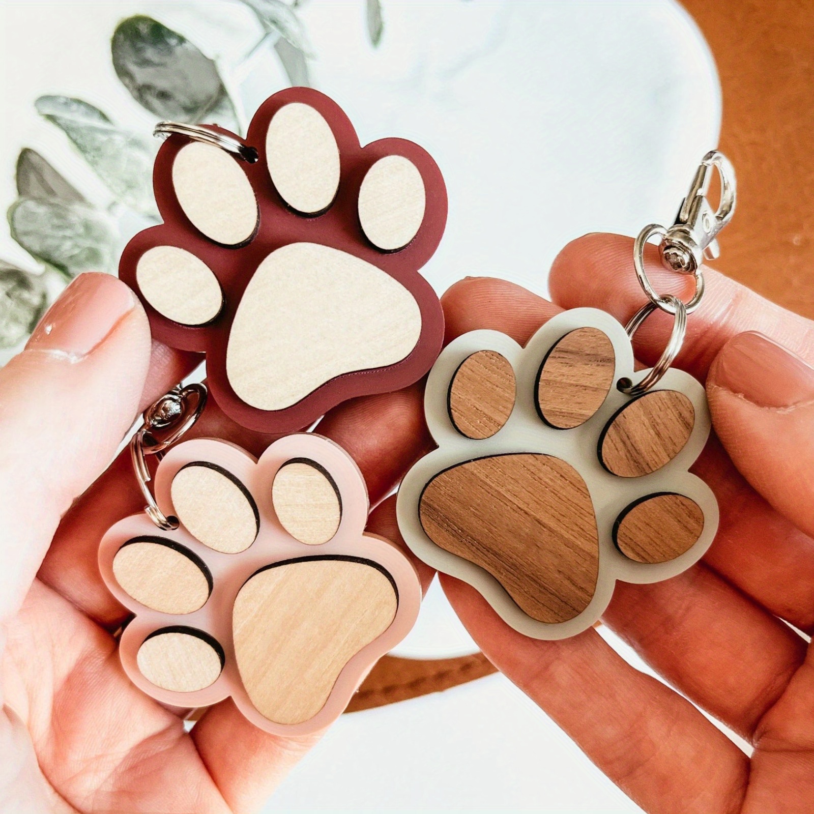 

Unique Wooden Keychain - Men' ,