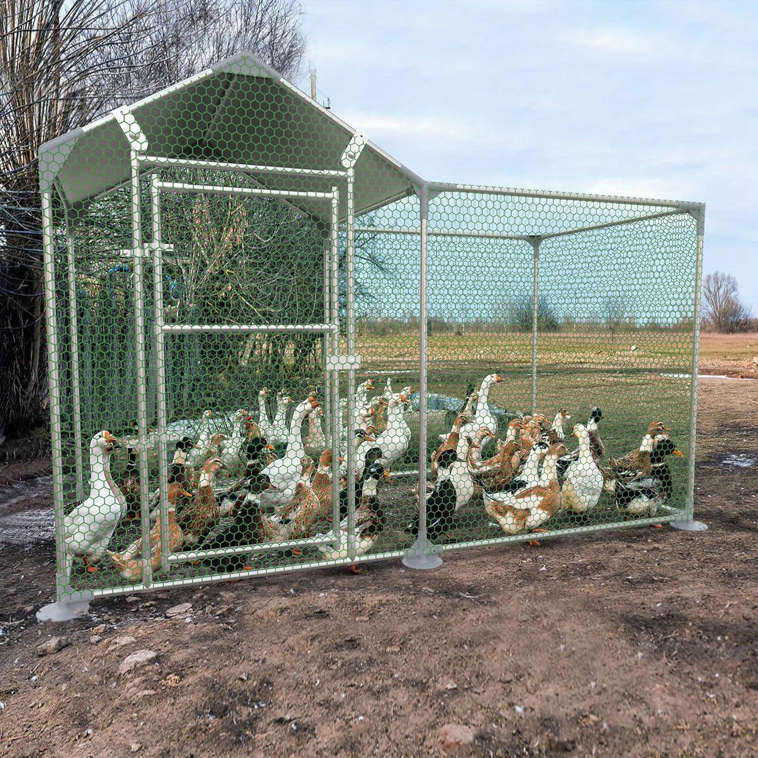 Campanello Eolico Per Esterni A Forma Di Pollo – 7 Galline, 6 Campanelle E Tubi In Alluminio, Decorazione Da Giardino - 5