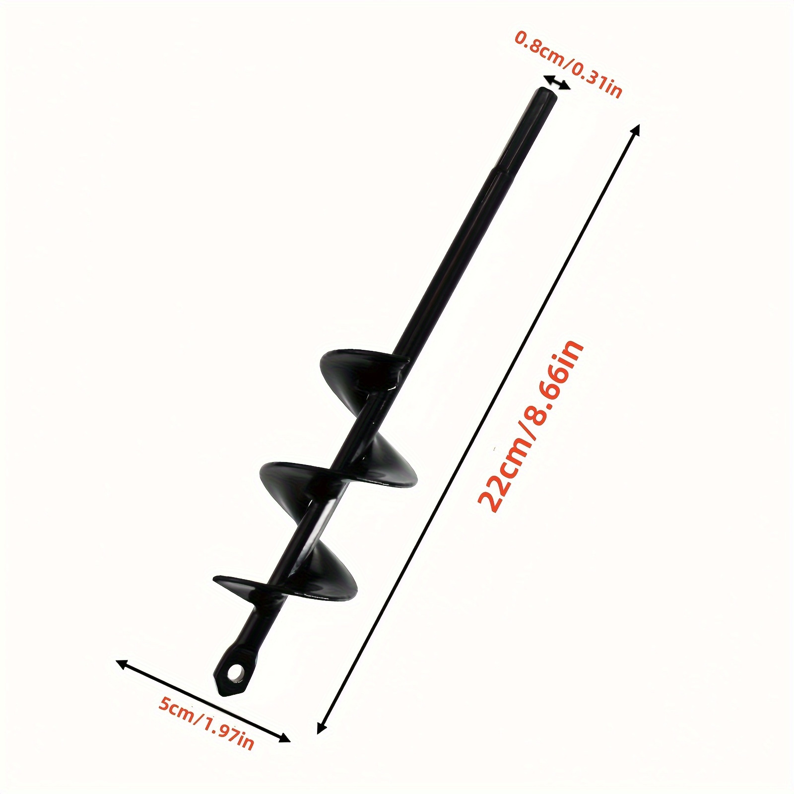 TEMU 1pc Iron - Efficient Planting & Digging Tool For , Vegetable Seedlings, Flower Planting, Soil Cultivation