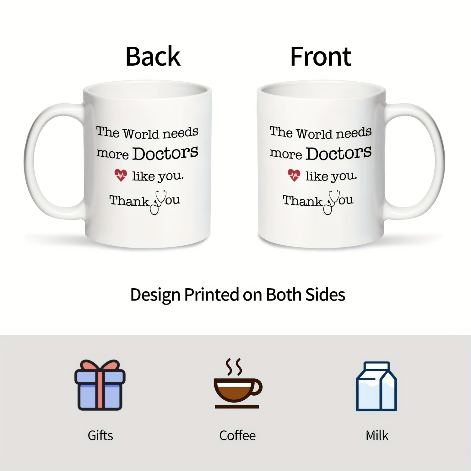 1pc the world needs more  s   11oz white ceramic coffee mug     appreciation gift for women men and nurses   birthdays christmas or graduation graduation mug gift motivational quote cup smooth texture mug gifts for  s 5