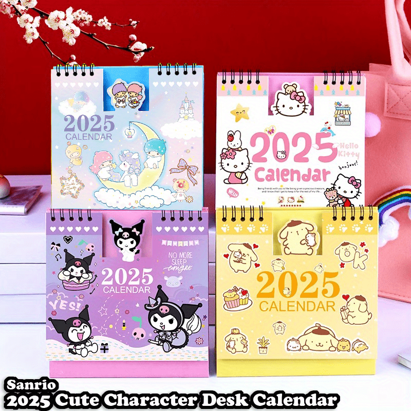 Kawaii Desk Calendar 2025 