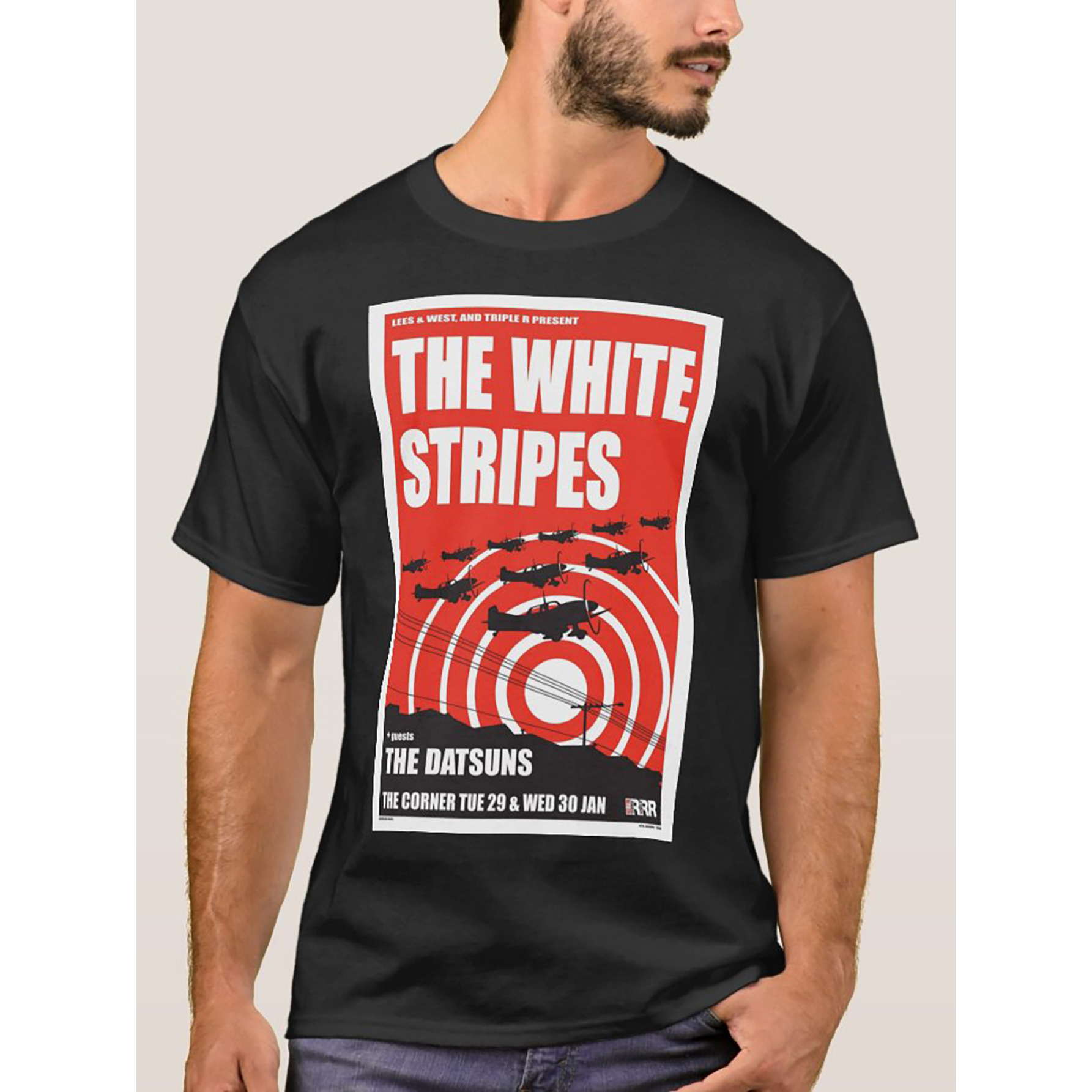 

White Stripes Concert Poster T-shirt