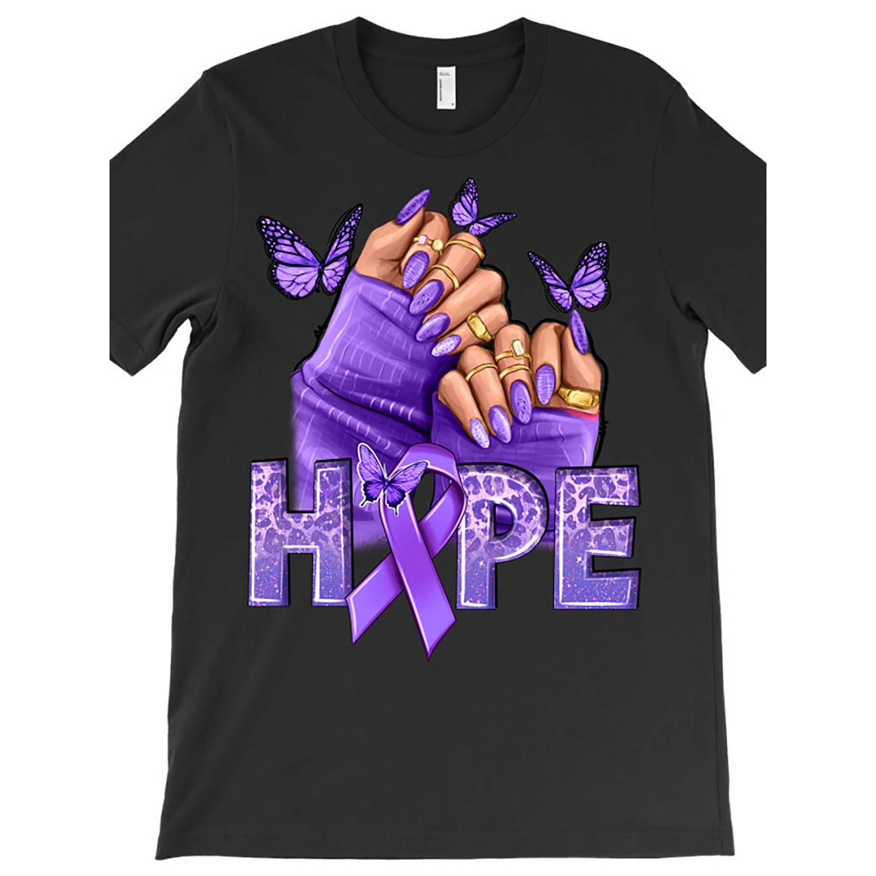 

Hope Nails T-shirt 5067 Funny Men's Short Sleeve Graphic T-shirt Series Black Ar