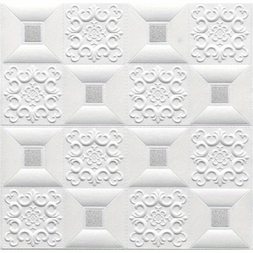 Image of 70cm Self-adhesive Waterproof Bedroom Cozy Ceiling 3d Textured Wall Sticker Foam Brick Wallpaper