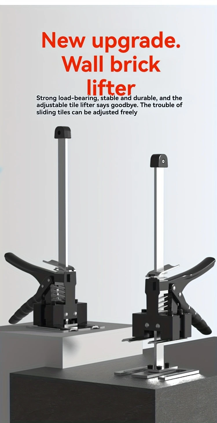 heavy duty manual jack with durable metal handle ideal for cabinets and wardrobes adjustable height carbon steel tool adjustable height tool sleek jack details 1