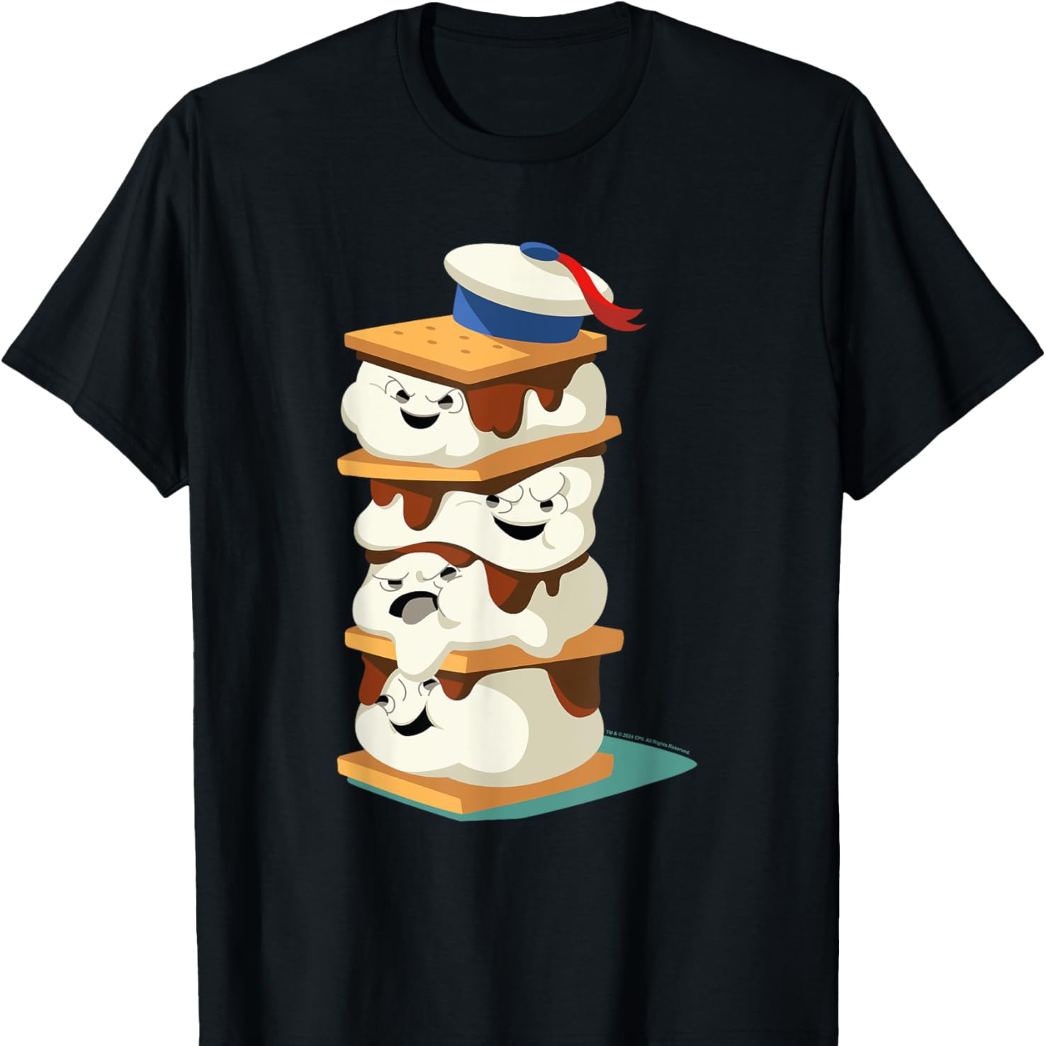 

Marshmallow Men S' Stack T-shirt Soft And Breathable For All And A Comfortable Sports Halloween Christmas Gift