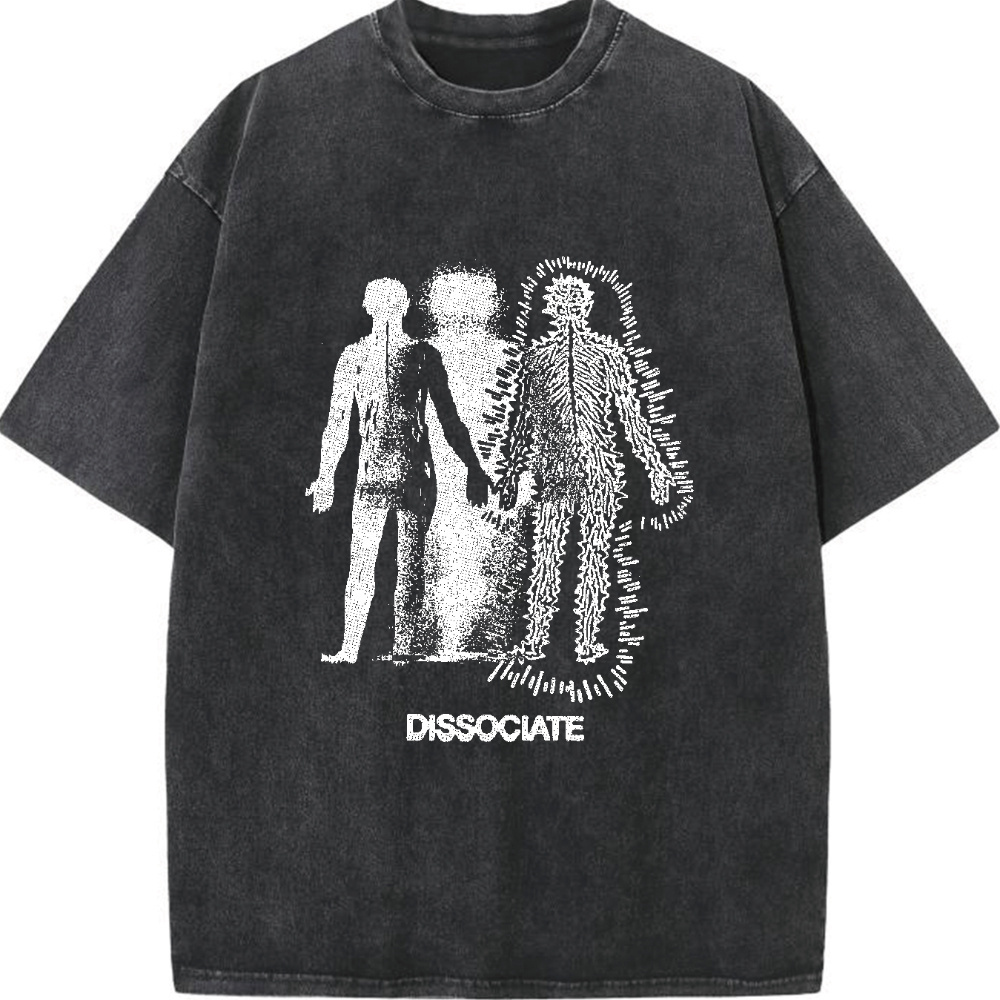 

Dissociate Vintage Washed Graphic Short Sleeve T-shirt