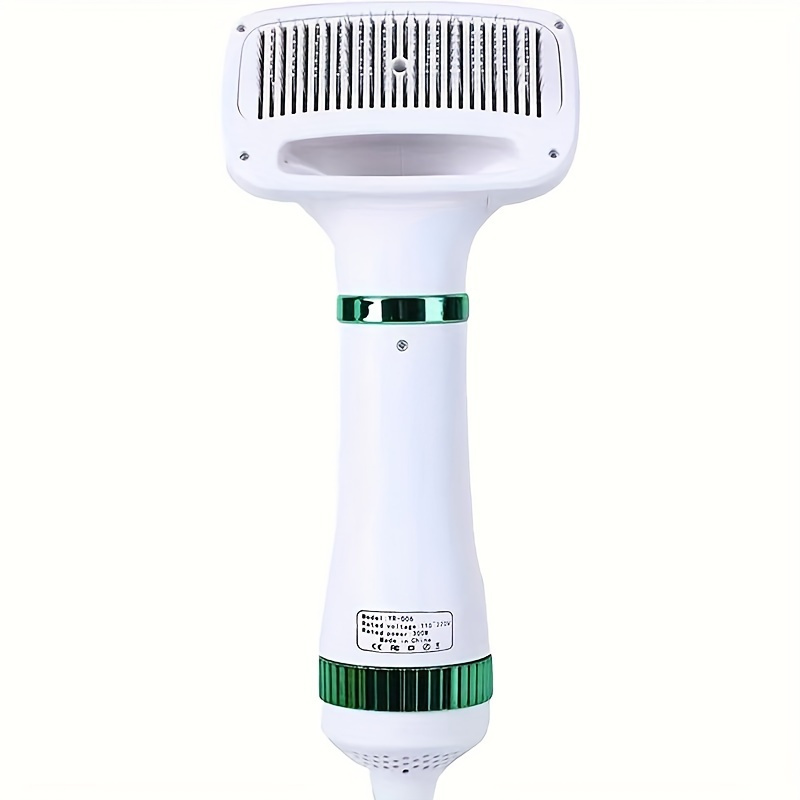 

Pet Grooming Dryer, 2-in-1 Portable Pet Hair Dryer And Grooming Brush For Dogs And Cats - Smooth And Drying, Reduces Shedding And