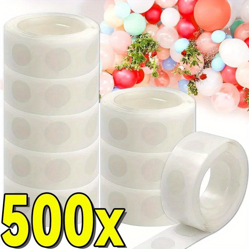 

100pcs/500pcsballoon Dot Double Sided Clear Wedding Balloons Stand