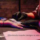 kit de rastreo térmico para tatuajes manuales/transferencia de plantillas, 40 hojas