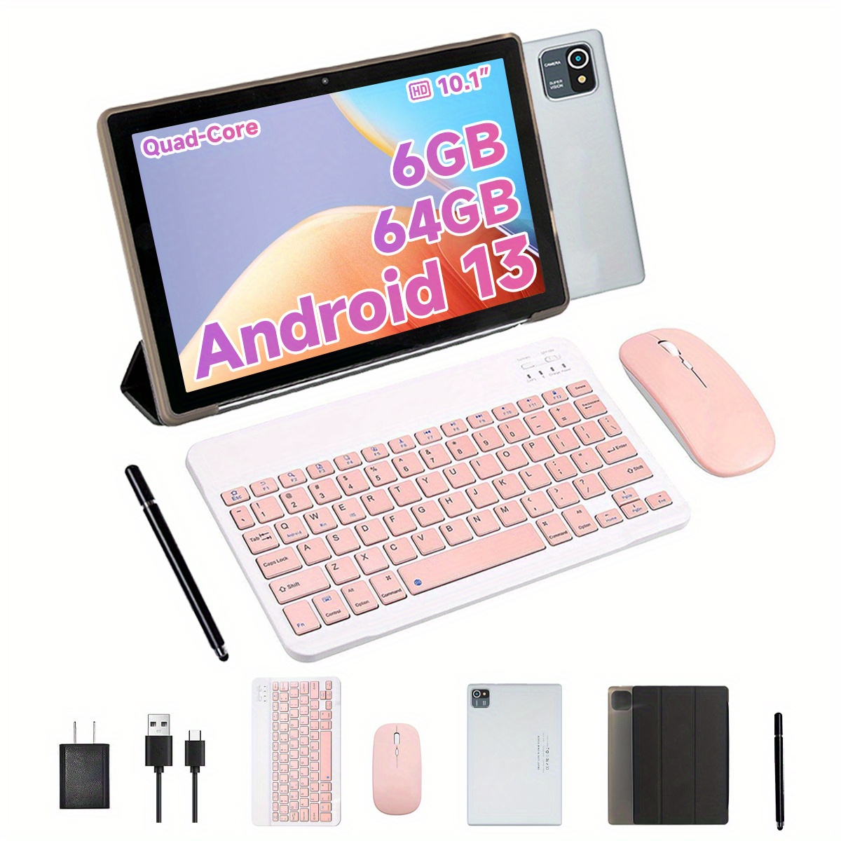 

Anmesc Tablet , 13 Tablet, 6 (2+4)gb , 64gb Rom, , 800x1280, 5000mah, Cameras, 1tb , , , ()