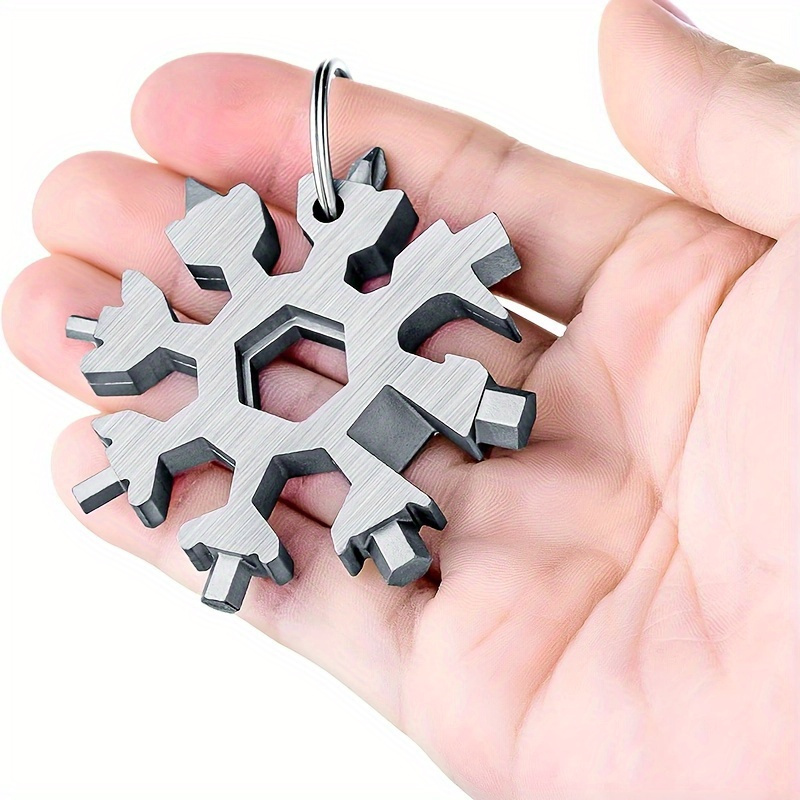 

1pc 18-in-1 Multi-tool, Stainless Steel Vase Opener/flat Screwdriver Set/wrench Christmas Gift Men