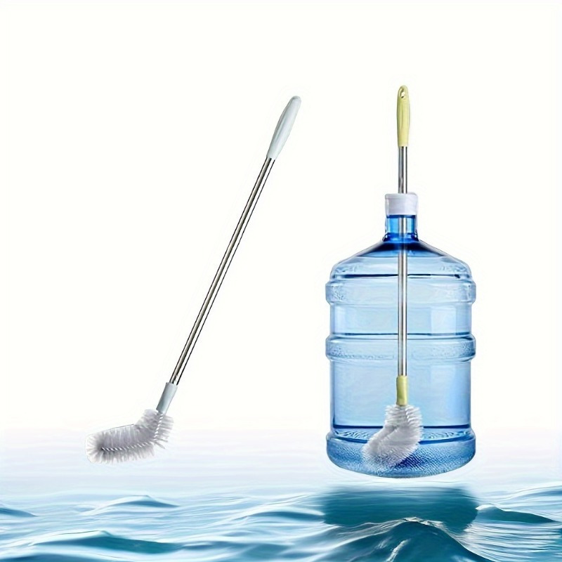 

1pc, Long Handle Water Bucket Brush, Bending Cleaning Brush For Home Kitchen, Water , Toilet & Kitchen Cleaning Tool