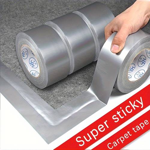 item picture super strong fabric duct tape carpet waterproof tape high silvery gray tape decoration 10 meter reinstallation tape