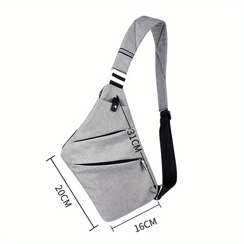 Men's Slim Anti-Theft Backpack, Lightweight Chest Bag