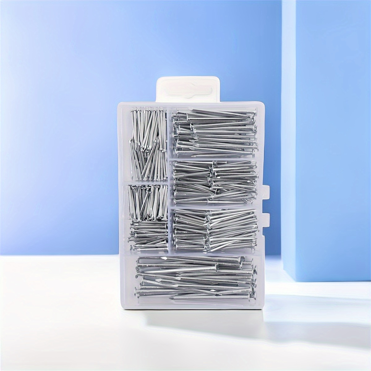 Chiodi Per Quadri Muro Chiodi Per Quadri In Acciaio | 50 Pezzi | Misure Miste 20-50mm | Testa Argentata Appendere Quadri