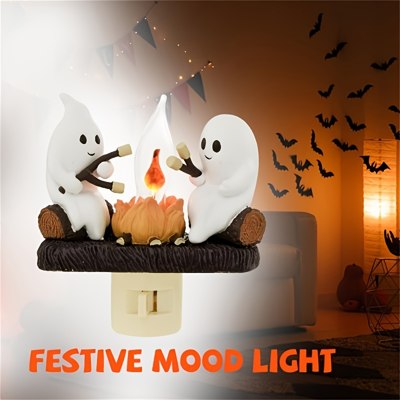 

Campfire Flickering Night Light, Campfire Flicker Flame Nightlight, 3d Led Small Electric Faux Campfire Night Light, Nightlight Indoor Decorations For