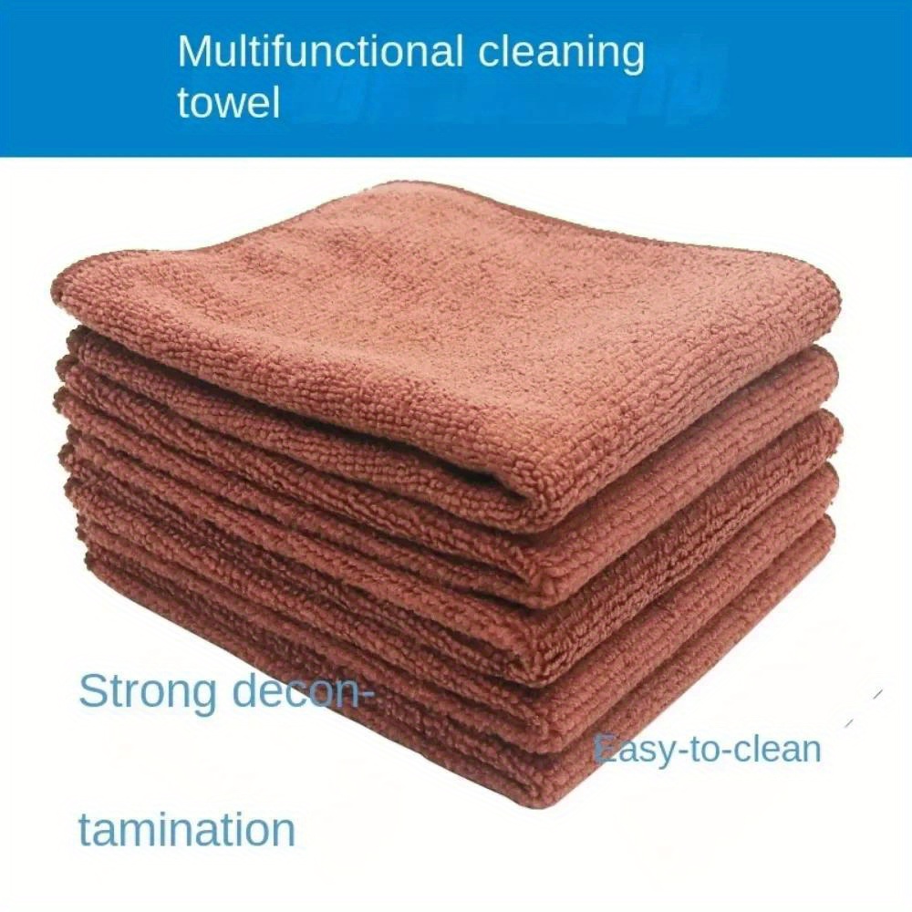 5  kitchen cleaning cloths -  ,   absorbent towels for coffee machines, milk tea   use -   polyester & acrylic blend, ideal for all cleaning needs, kitchen towels details 3