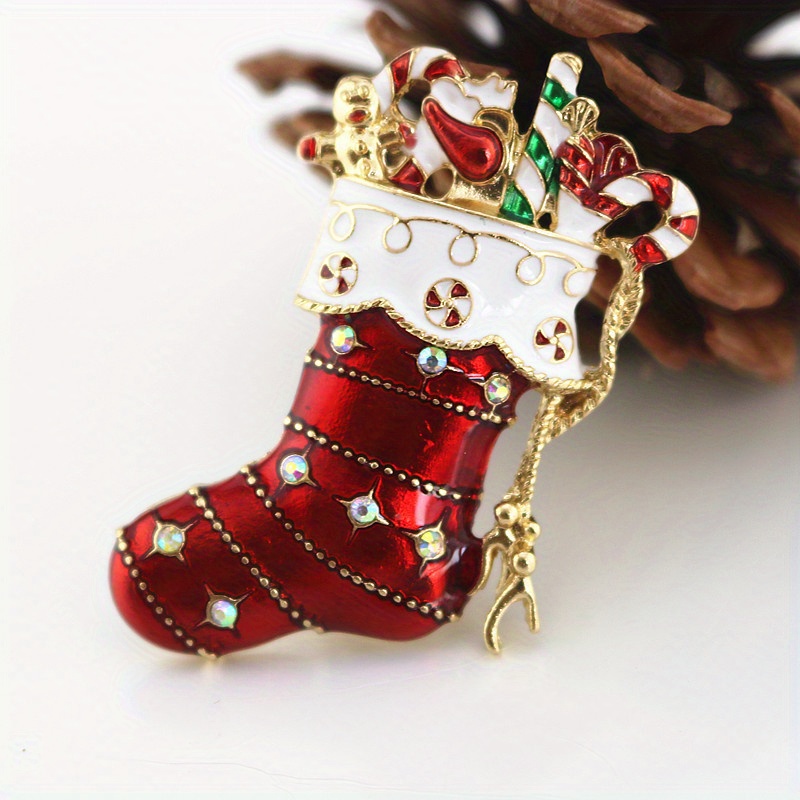 

Christmas Enamel Brooch, Set Brooch, Christmas , Clothing