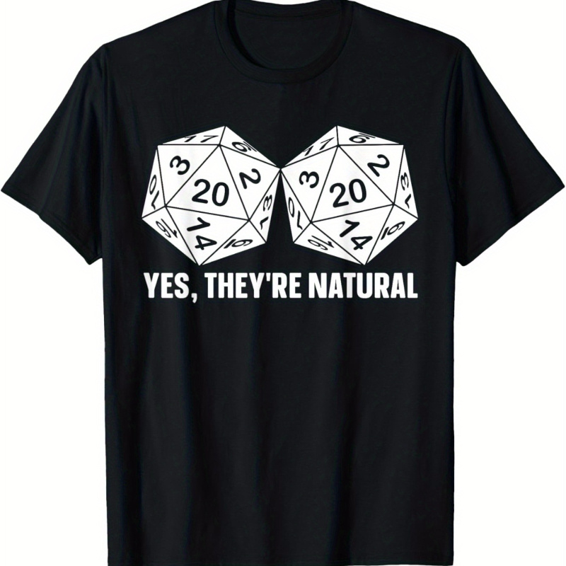 

D20 , Men's And Women' Game Players, Polyhedral D20 Dice T-shirt