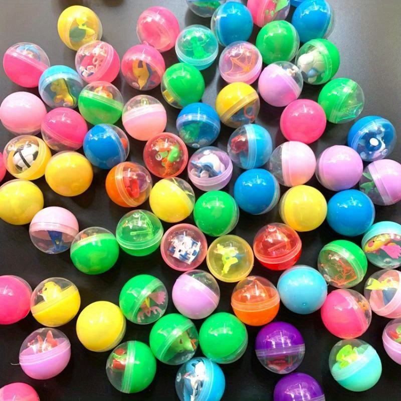 

20pcs Mini Claw Machine Toy Balls - Automatic Operation, Assorted Colors, Perfect For Party Favors & Gifts