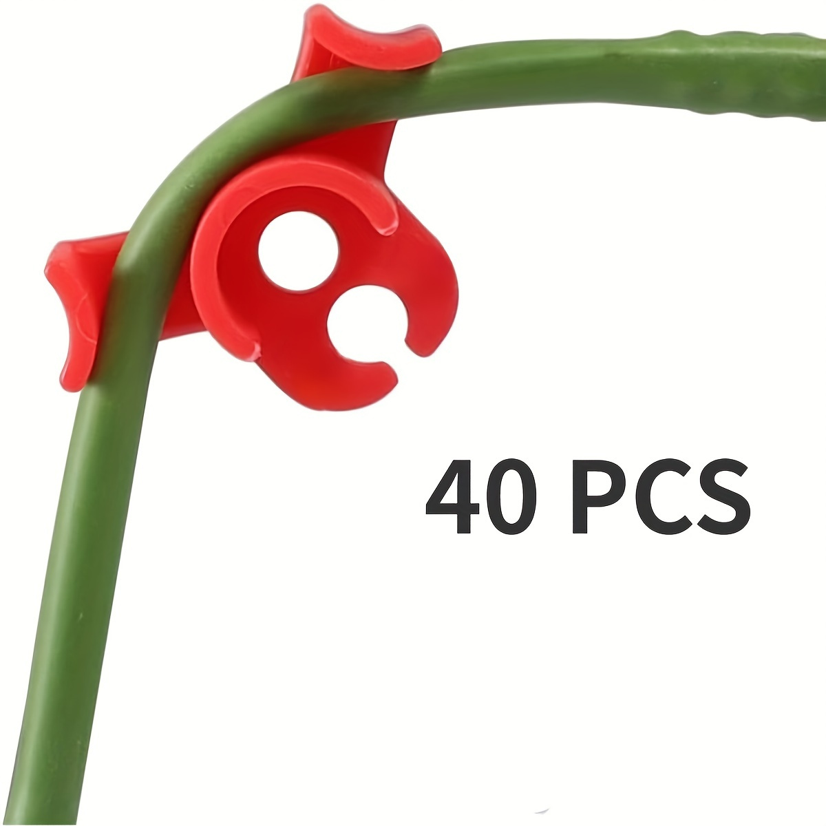 

40pcs - 90° Bud For Low Gardening, Plastic, & Red