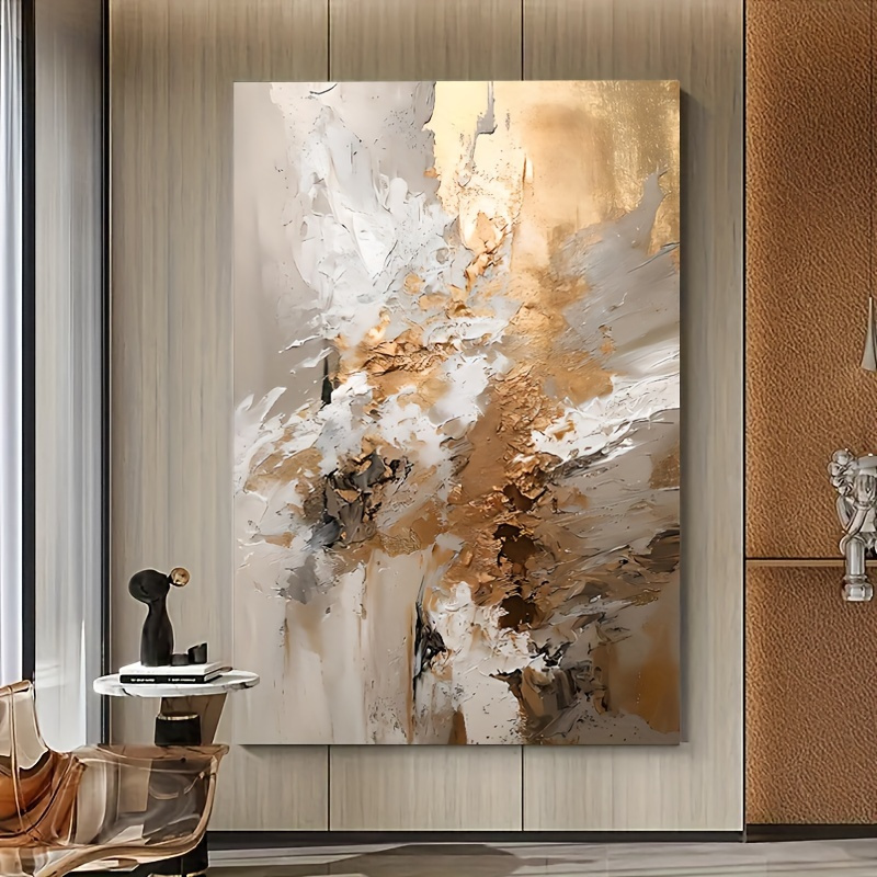 

Canvas Wall Art/: High Quality Abstract Art For Luxurious Living Room-floor-standing Decorations-large Entrance Art-canvas Material Wood Frame Ready To Hang-thickness Wrapped Canvas