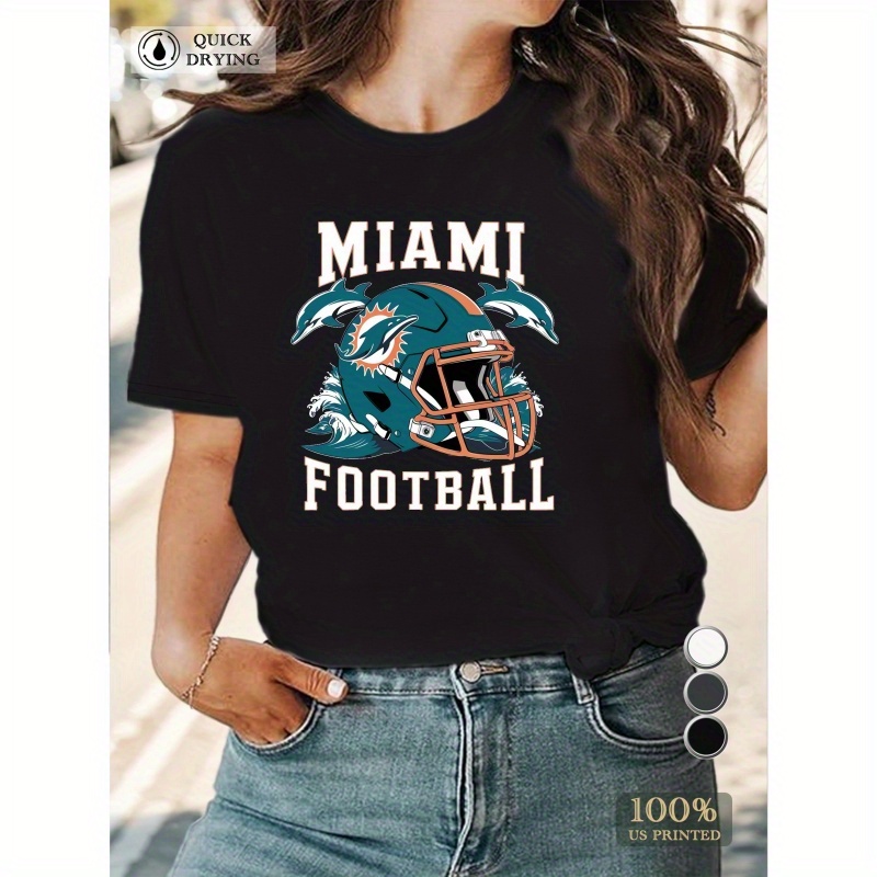 

Dolphin Miami Football Women's T-shirt