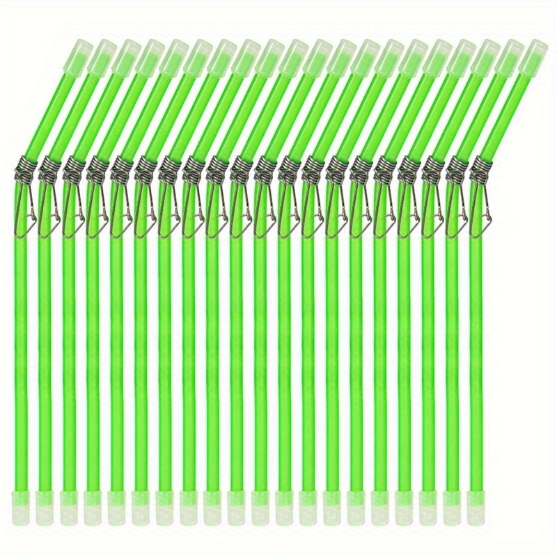 

10pcs Green Pp Fishing Anti-tangle Feeder Tubes With Shing Balance Connector - Durable Fishing Feeder Tubes For Freshwater And Saltwater Fishing