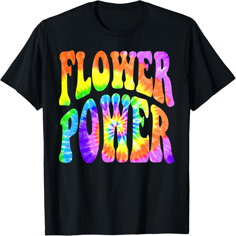 

60s Hippie Batik Spiral - Flower Power 3 - T-shirt