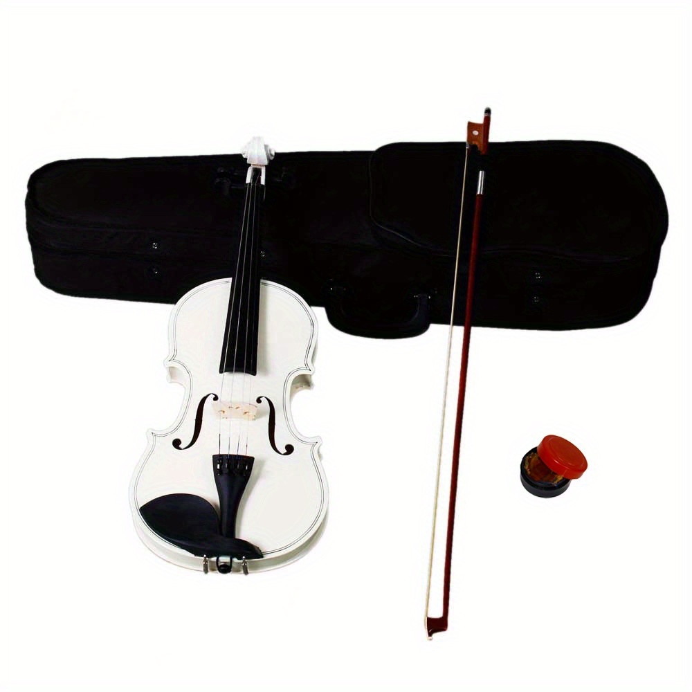 

New 4/ Violin Case Bow Rosin White