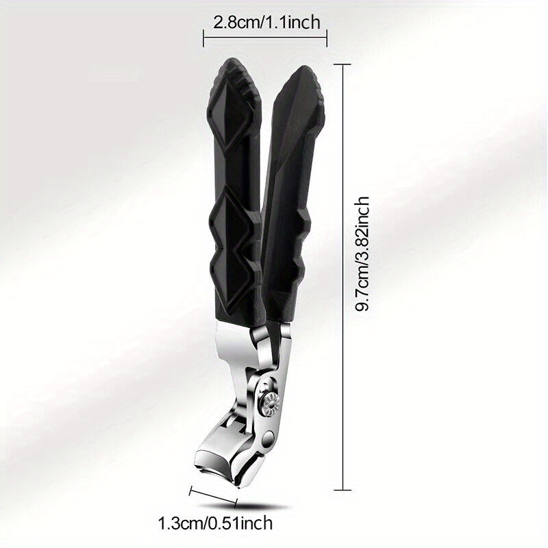  pro toenail clippers professional design ergonomic grip stainless steel easy adjustment no fragrance nail care tool for home use details 5