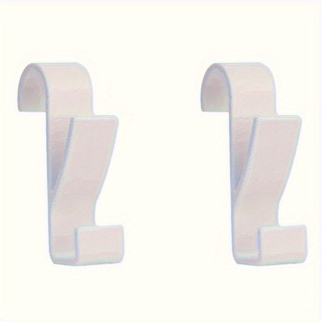 2pcs Boho Chic Heated Towel Radiator Hooks - , Space- Drying Rack For Bathroom & Wardrobe - Versatile Clothes And Towel Hanger In White, Black, Clear