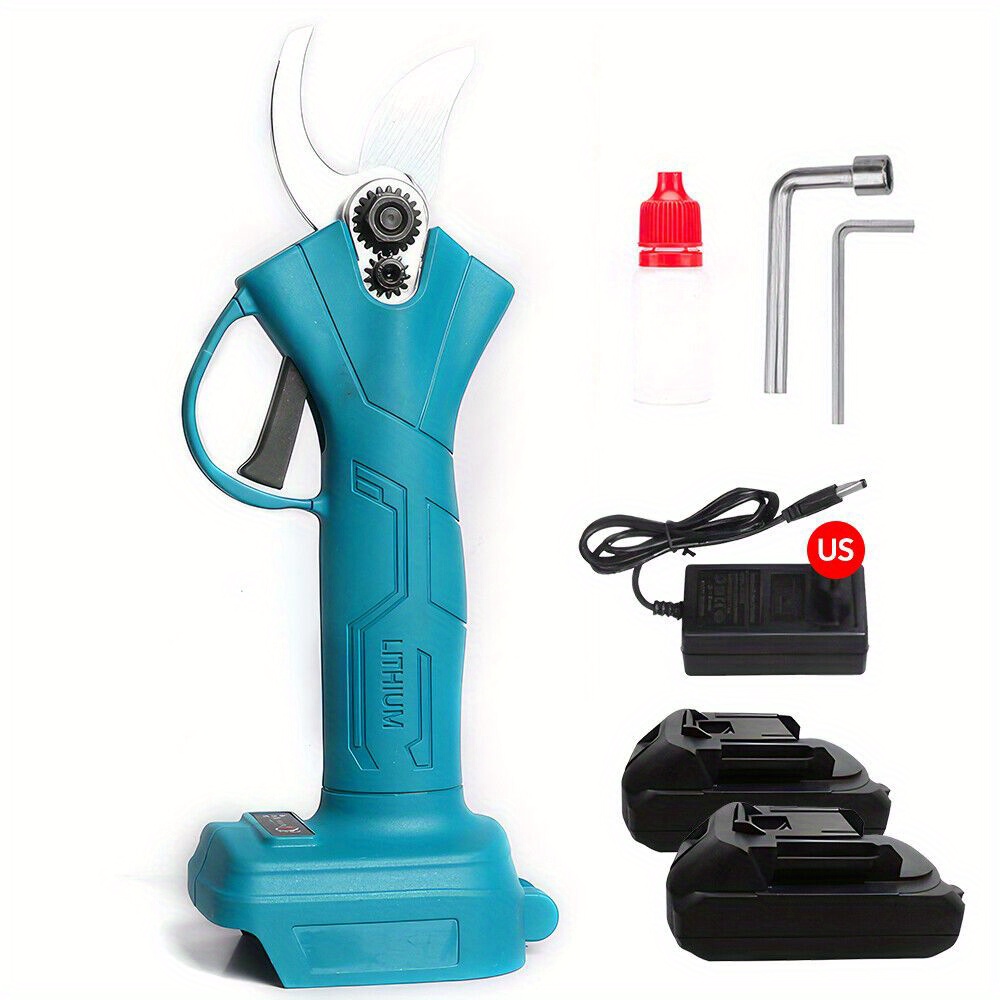 TEMU Upgraded Electric Pruning Shears Cordless Brushless Motor Pruning Shears Rechargeable Batteries For Garden Tree Pruner Branch