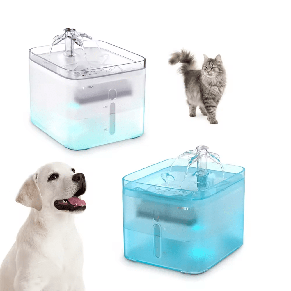 

Npet 101oz/ 3l Cat Water Fountain With Triple-filter, Cat Drinking Water Fountain Pet Fountain With Led Light For Cats And Dogs