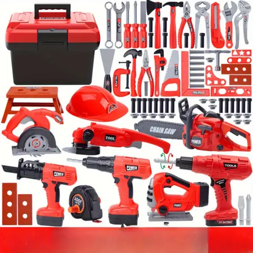 children simulation tool set educational pretend play building kit batteries not included ideal christmas gift for boys and girls educational playhouse building kit birthday gift holiday gift kids gift