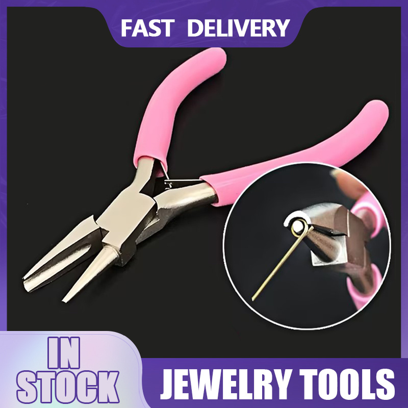 

5-inch Mini Round Jewelry Pliers, Precision Wire Looping Pliers For Making