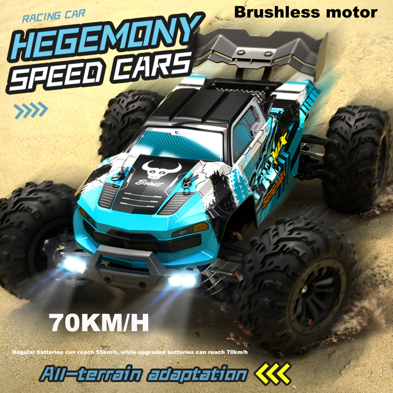 

Brushless Off-road Vehicle, 70km/ H, Carbon Brush Motor 40km/ H, 1:16 Off-road Vehicle, Suitable As A Christmas Birthday Gift