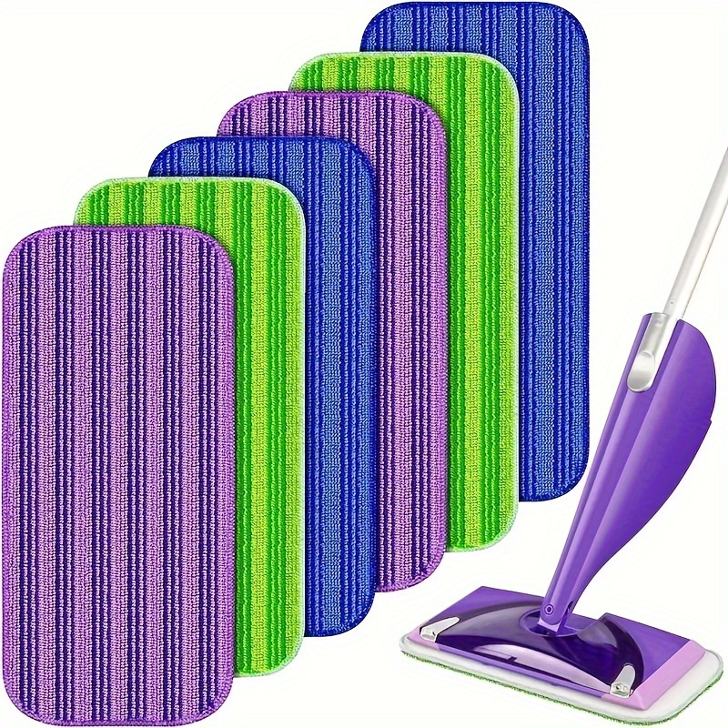 

Microfiber Mop Pads-reusable, Strong Absorption, Pet Hair Pickup, Dust And Dirt Grips, Cleaning Accessories, 3pcs