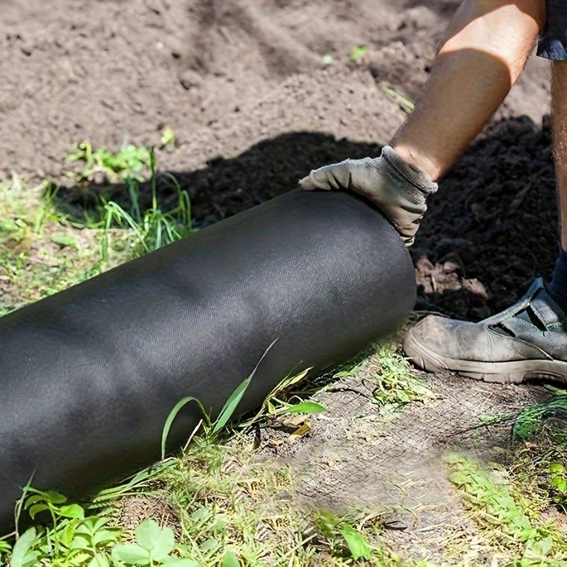 

1pc Progarden Heavy-duty Geotextile Landscape Fabric, Permeable & Breathable Barrier For Outdoor Drainage, Flower Beds, Pools, Grass-proofing, Stone & Paving Base Liner