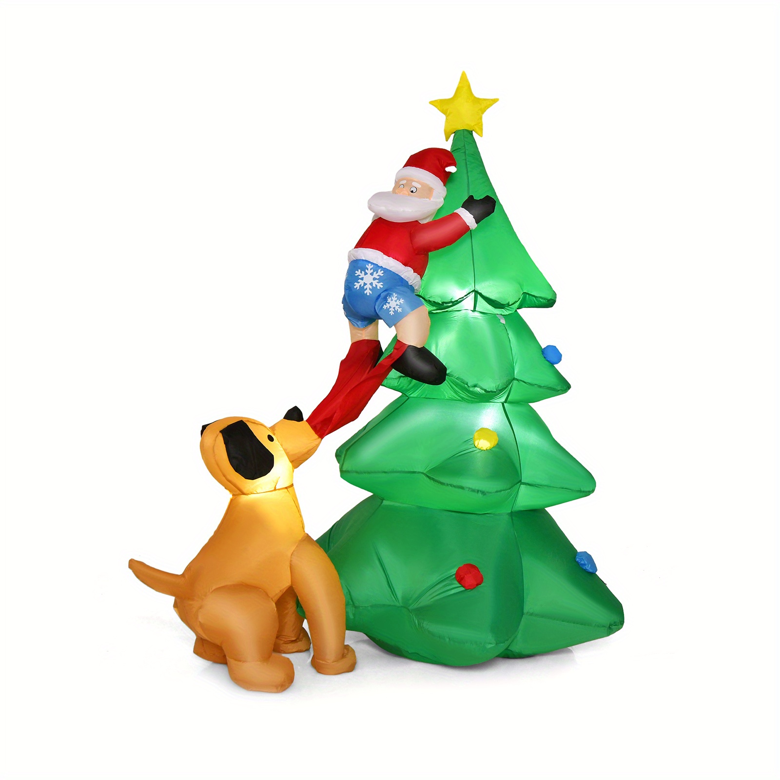 

6ft/180cm Inflatable Christmas , By Dog, Christmas Decoration -in Led Lights For , , , ,