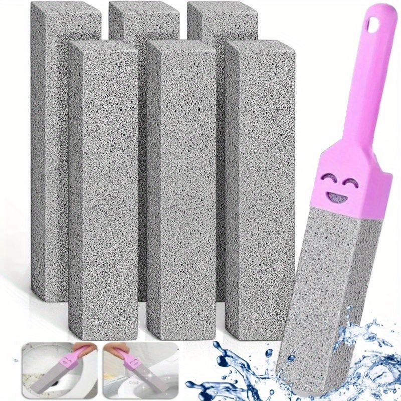 

Pumice Stone Set - For Toilet, Bathroom & - Removes Limescale, &