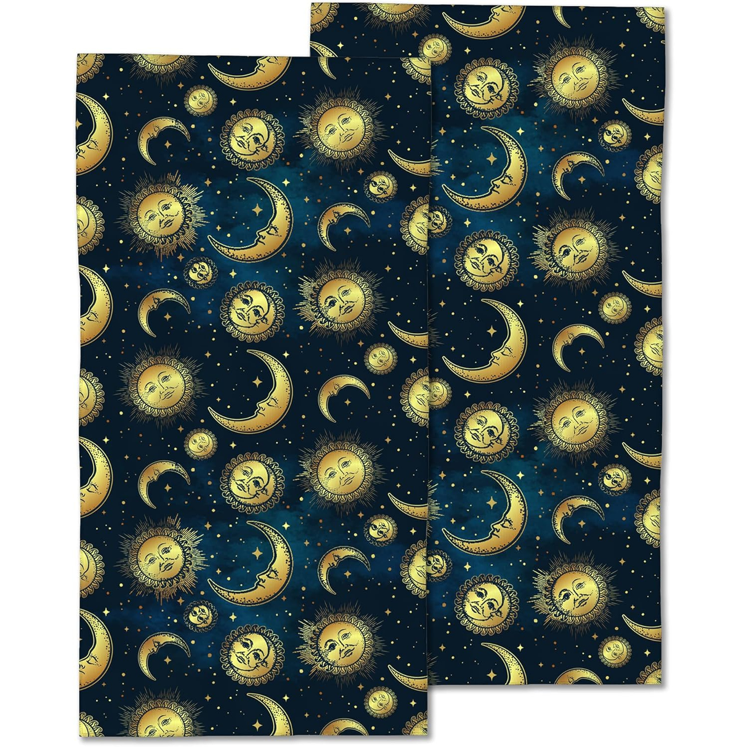 

2pcs Boho Decorative Towels - , For Bathroom, Beach, Kitchen, Spa & Gym, 18x26 Inches
