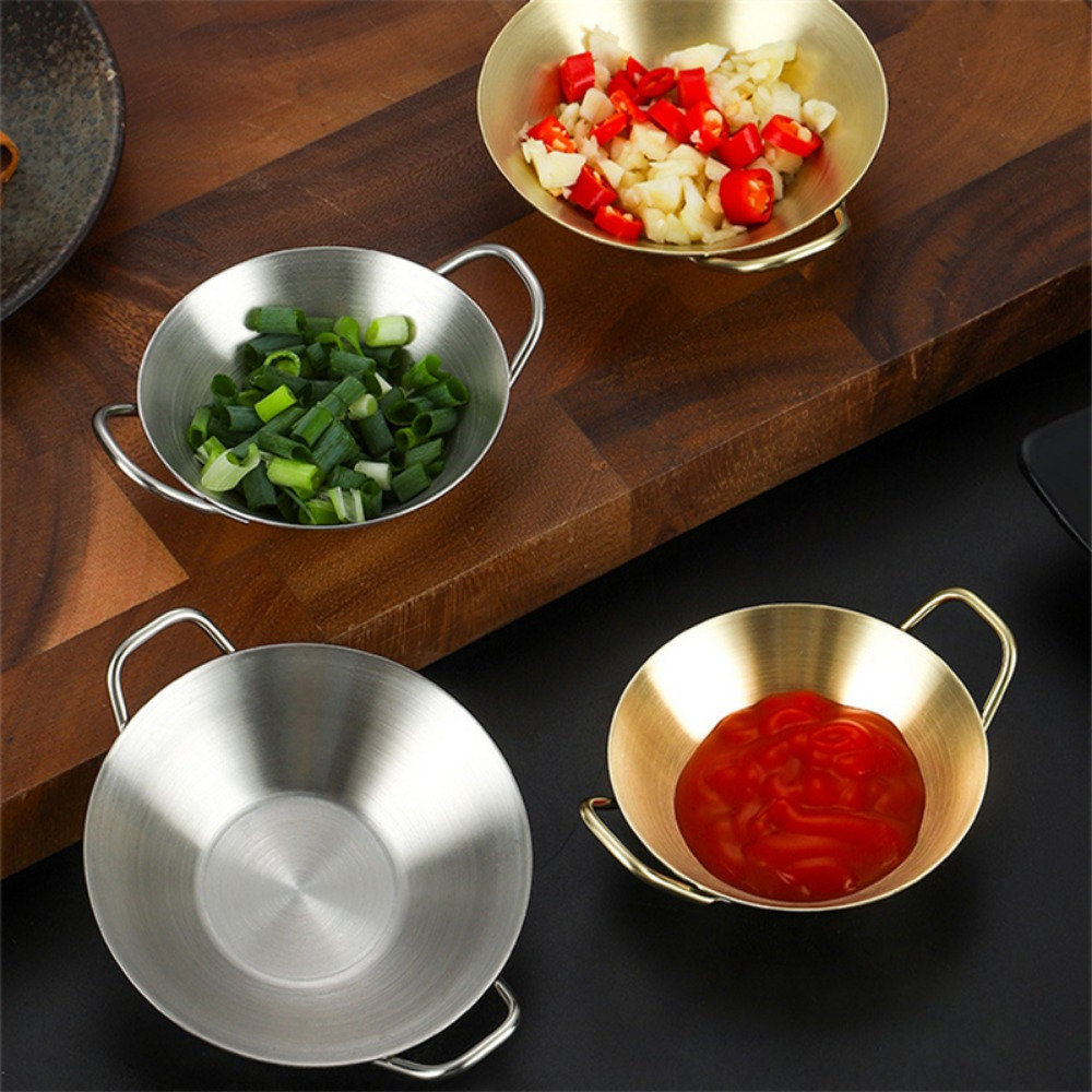 sauce dish   non stick storage stainless steel seasoning cup for canteen hot pot dipping bowl kitchen accessories details 0