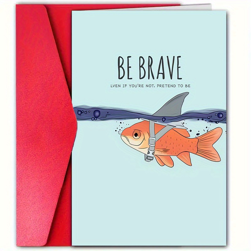 

1pc, Special Card With Envelope(12cm*18cm), To Everyone, Greetings Cards Collection Has For Everyone, Don't Discourage, You Are A Brave And Creative Person, Healthy And , Yes , Greeting Card.