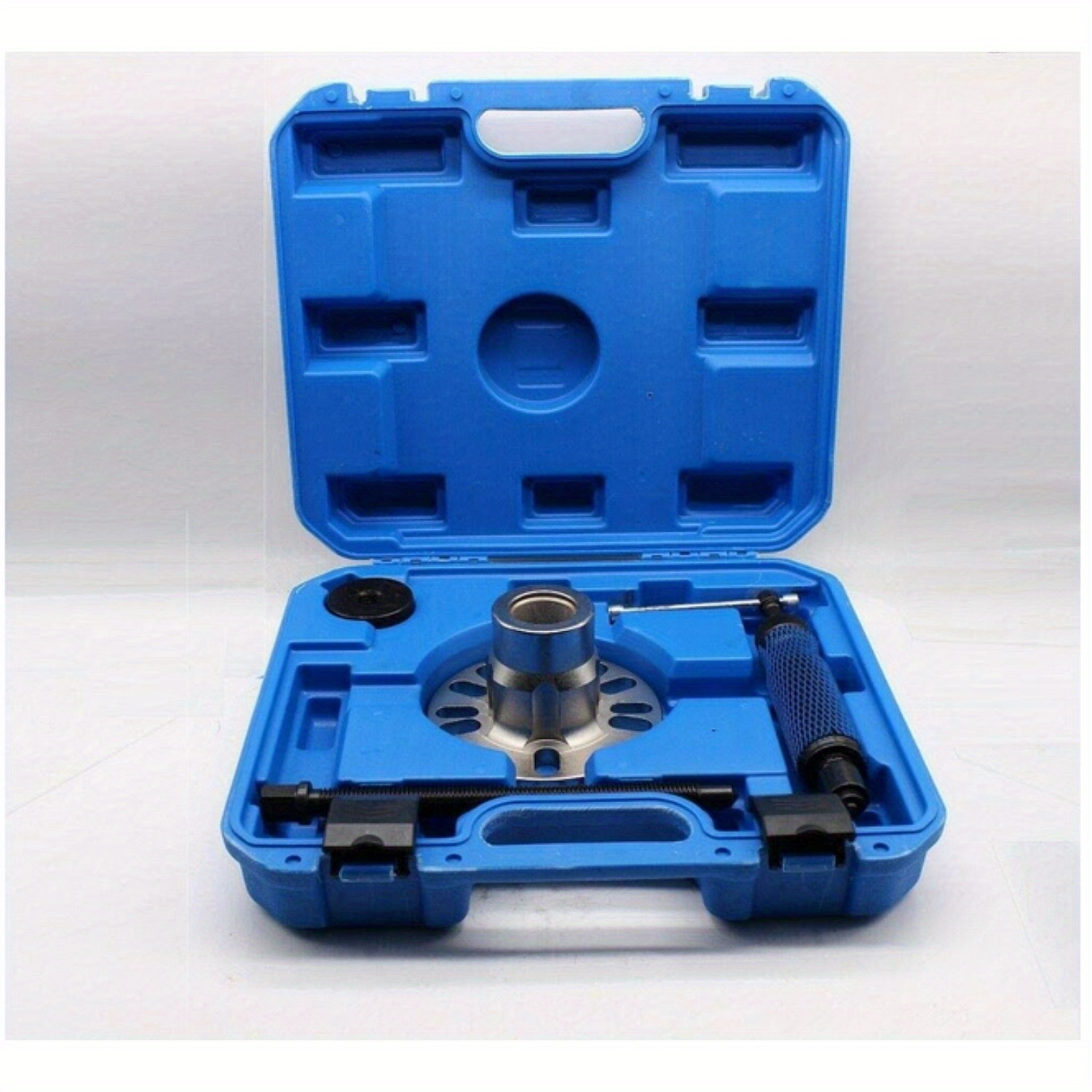 E-shop Hydraulischer Radnabenabzieher Antriebswellenabzieher Radnabenabzieher Lagerwerkzeug Antriebswellenwerkzeug 10T (Blau)