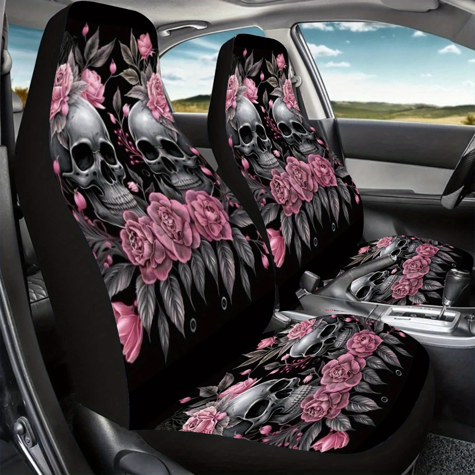 Astrology Car Seat Covers, Skull Car Seat Cover, Universe Car Seat Cover, Astrological Gift, Car Accessory, Vehicle Front hotsell Seats