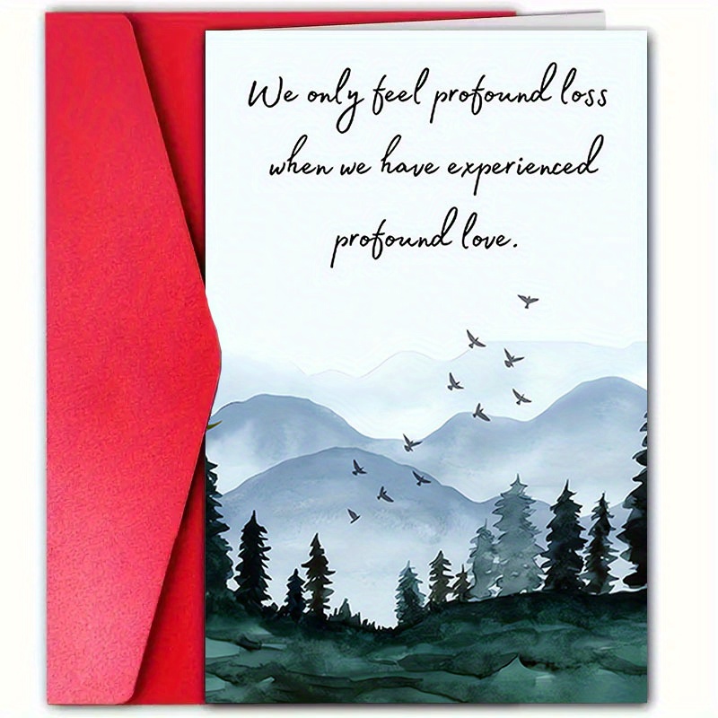 

1pc, Sympathy Card With Envelope(12cm*18cm), For , Pet Sympathy, Pet Death, , Bereavement Condolence For Loss, , Grief Cards, Condolence Card, Minimalist.